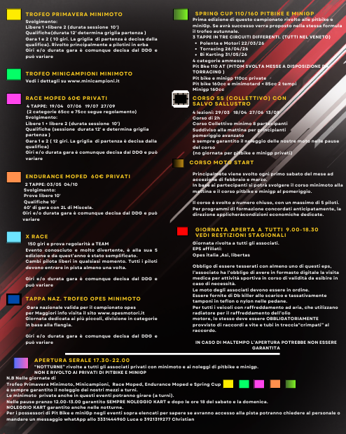 Calendario 2026 dettagli